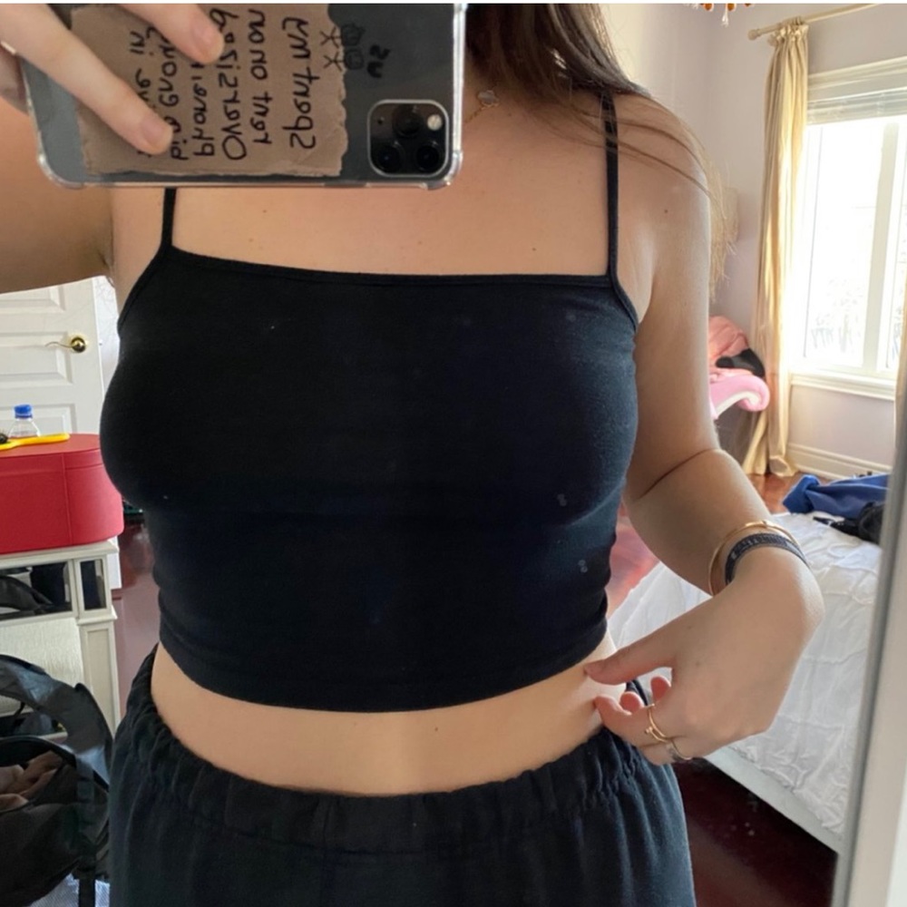 Black brandy Melville tank top